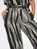 Monochrome Desen Wıdeleg Fıt Viskon Pantolon 69470