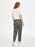 Kendinden Jakarlı Örme Comfort Fit Pantolon 69486