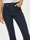 Yanı Şerit Detaylı Slım Fit Jean Pantolon 69356