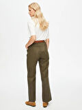 Straight Fit Süet Pantolon 69487