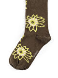 Çiçek Jakarlı Soket Çorap 69908