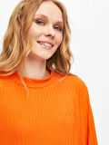 Relax Dik Yaka Kaşkorse Sweatshirt 69756