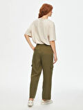 Relax Liyoselli Cep Detaylı Wide Leg Fit Pantolon 69762