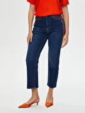 Yanları Nakış Detaylı Straight Fit Jean Pantolon S25JPN007