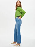 Flare Paça Jean Pantolon S25JPN014