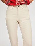 Slim Fit Coton Parça Boya Pantolon B00044