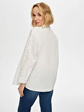 Kroşe Garnili Poplin Tunik S25TNK002