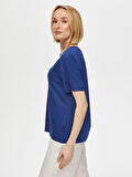 V Yaka Kısa Kol  T-Shirt S25TSH001