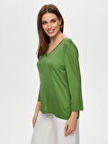V Yaka Truvakar Kol T-Shirt S25TSH005