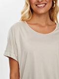 Yuvarlak Yaka Düşük Kollu T-Shirt S25TSH003