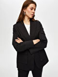 Kargo Cep Detaylı Pamuklu Blazer Ceket 018
