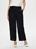 Wide Leg Fit Brode Nakış Detaylı Pantolon S25PNT039