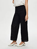 Wide Leg Fit Brode Nakış Detaylı Pantolon S25PNT039