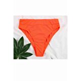 Angelsin Yüksel Bel Bikini Altı Turuncu