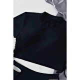 Angelsin Özel Tasarım Bikini Takım Siyah