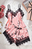 Merry See Love Kalp Baskılı Şortlu Pijama Takımı