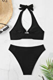 Angelsin Kalp Aksusuarlı Bikini Takım (Çıkartılabilir Kaplı)