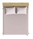 Makiteks %100 Pamuklu Pembe 180x200+2*(50x70) Battal Boy Lastikli Çarşaf Takımı