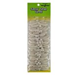 Mister Twister Lures Beyaz Silikon Set 72 Adet