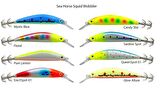 Sea Horse Squid Wobbler 100 Mm 26 Gr Candy Star#