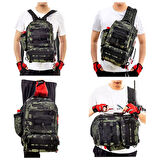Sea Horse Explorer&Back Pack Spin Çanta Camo Green