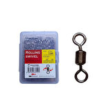 Sea Horse Rolling Swivel Black Nickel #7 Qty:144