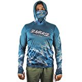 Sea Horse W.W Pro Angler Uv T-Shrt Silent B Large