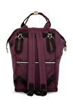 Bagmori M000003884 Çok Amaçlı Unisex Bebek Bakım Çantası Mor