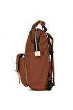 Bagmori M000003884 Çok Amaçlı Unisex Bebek Bakım Çantası Taba