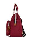 Bagmori M000005163 Çok Amaçlı Unisex Bebek Bakım Çantası Bordo