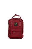 Bordo  Kare Askı Ayarlı Mini Sırt Çantası M000007857