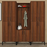 Rose-1-4-4 Dolaplı Ayakkabılık Vestiyer Portmanto RS05