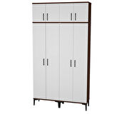 Alba-1-3-4-4 Dolaplı Ayakkabılık Vestiyer Portmanto RS03
