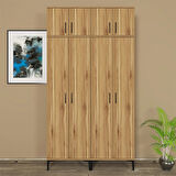 Alba-1-3-4-4 Dolaplı Ayakkabılık Vestiyer Portmanto RS04