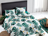 Doğal Pike Baskılı King 240x230cm Tropica Yeşil