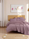 Ecocel Pike Örtü Çift Kişilik 200x230cm Sincere Mürdüm