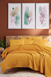Ecocel Pike Örtü Çift Kişilik 200x230cm Sincere Hardal