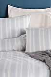 Modern Stripe Nevresim Takımı Çift Kişilik GentleTouch Gri