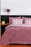 Uyku Seti Wellsoft Yorganlı Puffy 3 Parça Tek Kişilik GentleTouch Bordo