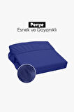 Penye Lastikli Çarşaf Pamuklu Soley Tek Kişilik 100x200cm Lacivert