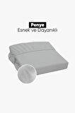 Penye Lastikli Çarşaf Pamuklu Soley Tek Kişilik 100x200cm Gri