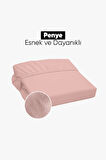 Penye Lastikli Çarşaf Pamuklu Soley Tek Kişilik 100x200cm Pembe