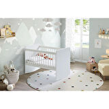 Babywhen BW1010 - Pratik Mini Beşik 50X90 cm Beyaz