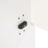 Babywhen BW1060 - Pratik Tekerlekli Anne Yanı Beşik Beyaz 60 X 120