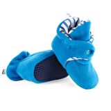 Kaydırmaz Taban, Polar Bebek Pandufu, İlkadım Ev Patiği, Terletmeyen Organik Pamuk Astarlı, Açık Mavi