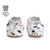 Uzay  Organik Pamuk Ev Kreş Ayakkabısı Patik