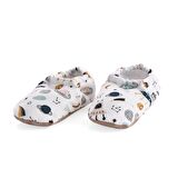 Uzay  Organik Pamuk Ev Kreş Ayakkabısı Patik