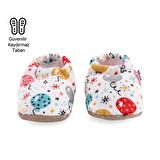 Balon Organik Pamuk Ev Kreş Ayakkabısı Patik