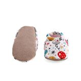 Balon Organik Pamuk Ev Kreş Ayakkabısı Patik