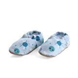 Gökyüzü Organik Pamuk Ev Kreş Ayakkabısı Patik